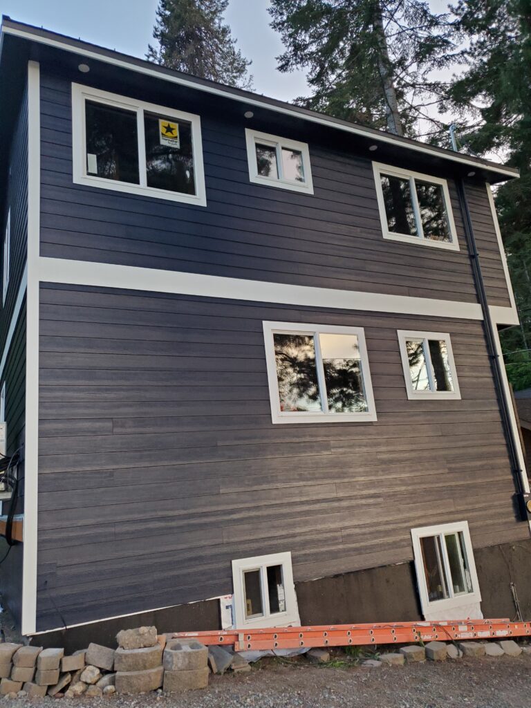 dark exterior paint