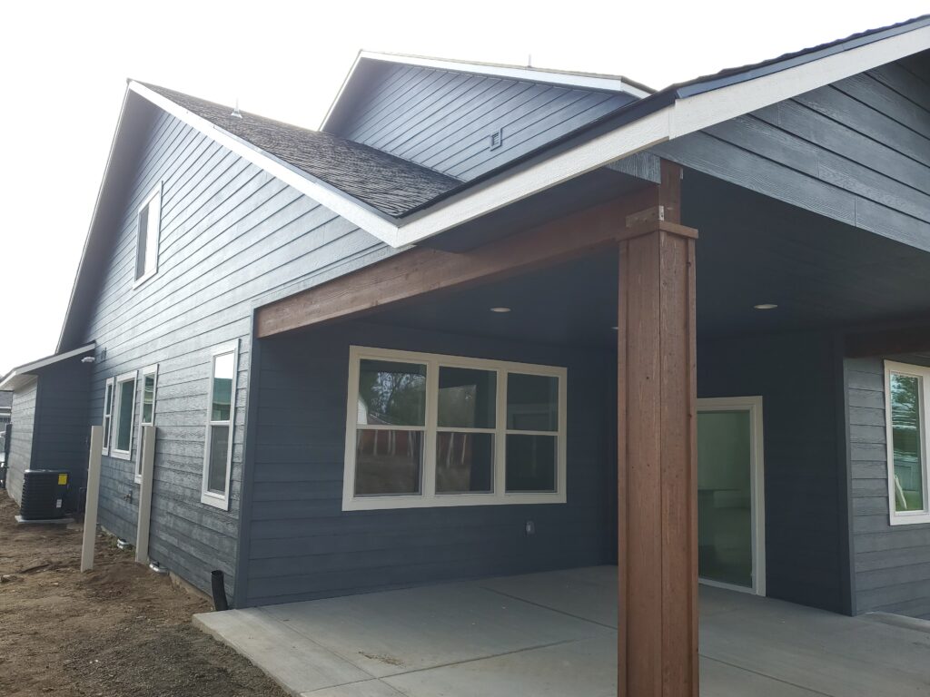 dark exterior paint