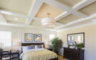 matching ceiling and wall paint